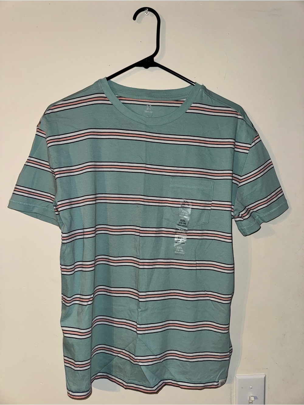 ‼️SALE‼️ Gap kids Striped Pocket short sleeve T-shirt